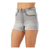 O'Neill Women's Agusta Denim Shorts Front_Three_Fourths_Angled_Left