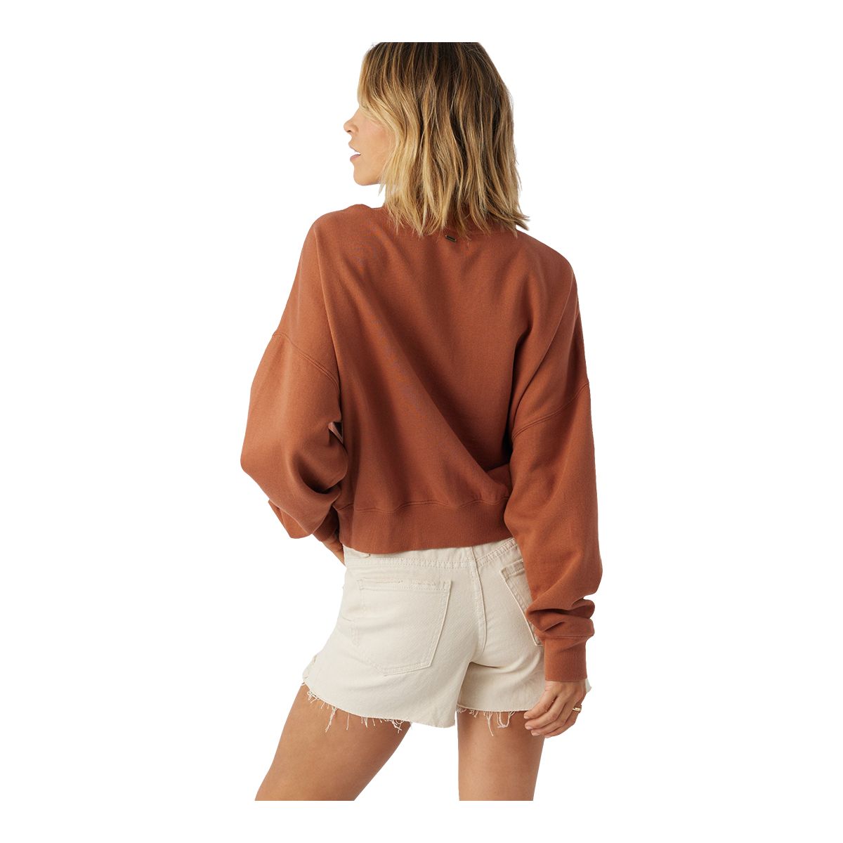O'Neill Women's Moment Crop Fleece Basic Top