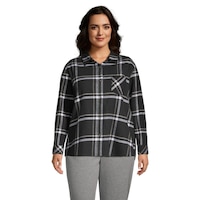 Ripzone Women's Quinn Flannel Shirt Front_Flat
