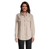 Ripzone Women's Lynn Shacket Front_Flat