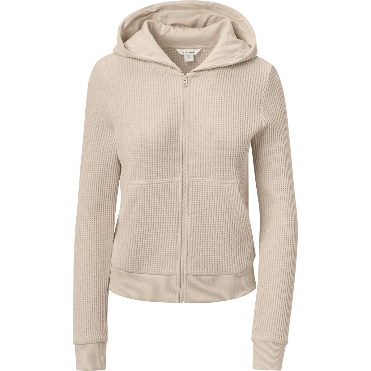 Ripzone Women's Kinsley Waffle Full Zip Hoodie