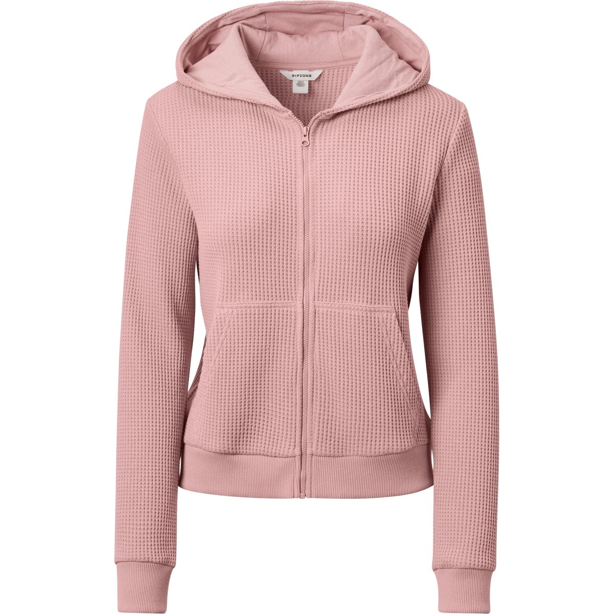 Ripzone Women's Kinsley Waffle Full Zip Hoodie