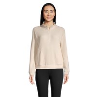 Ripzone Women's Kinsley Waffle Quarter Zip Hoodie Front_Flat