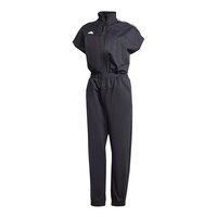 adidas Women's Tiro Woven Loose Jumpsuit Front_Angled_Left