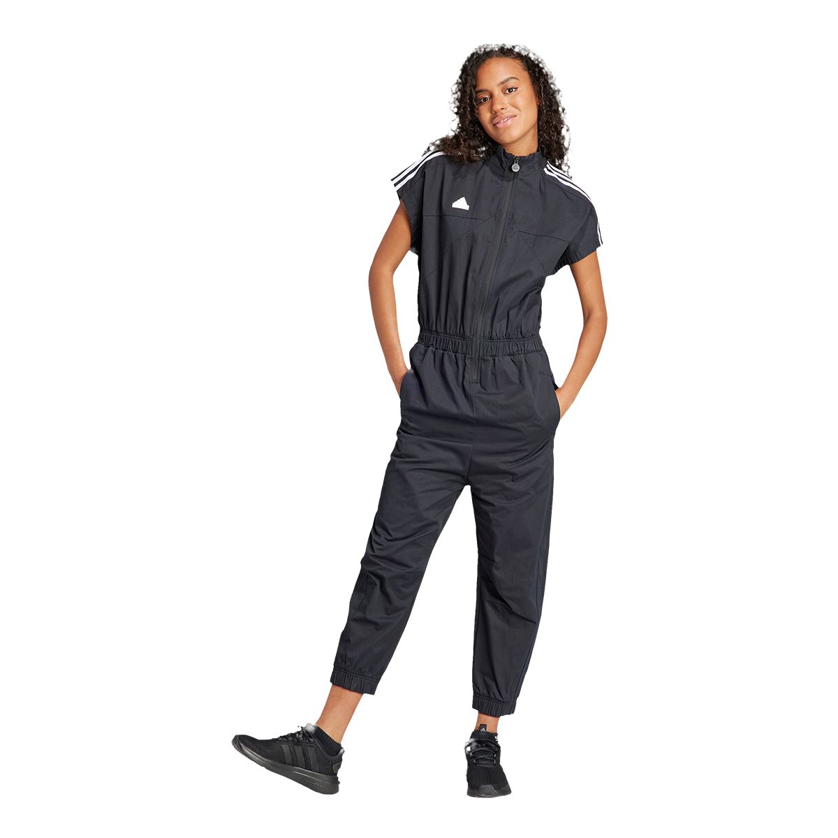 adidas Women's Tiro Woven Loose Jumpsuit