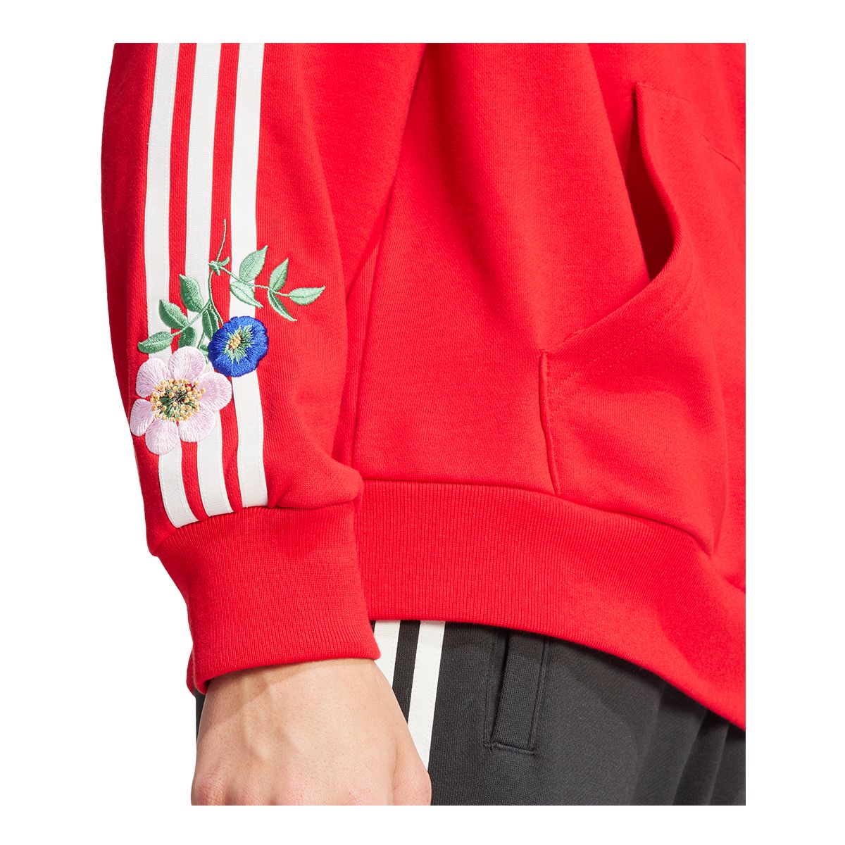 Adidas Sportswear Adidas Trefoil Floral Hoodie Floral Adidas