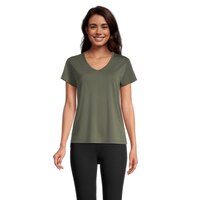 Ripzone Women's Citron V-Neck T Shirt Front_Flat