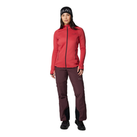 Columbia Women's Crystal Leaf Helix Full Zip Long Sleeve Top Front_Flat