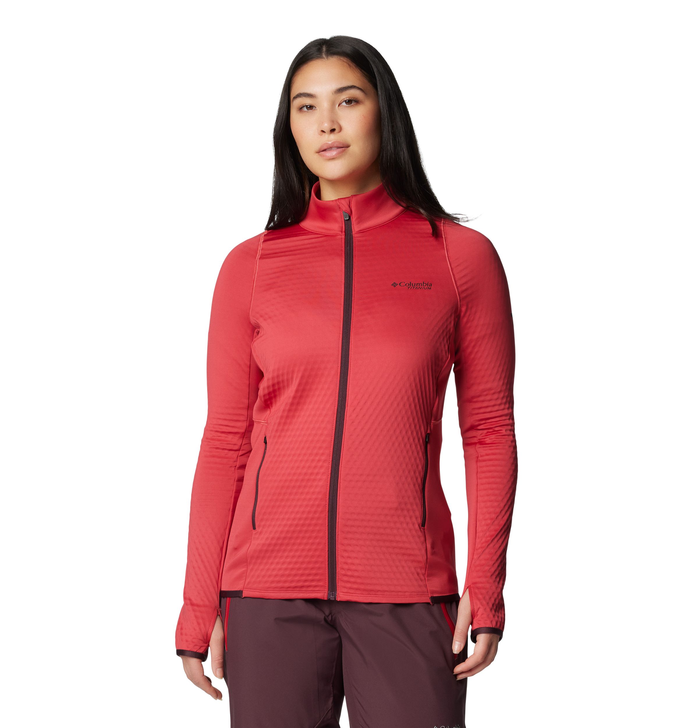 Columbia Women's Crystal Leaf Helix Full Zip Long Sleeve Top