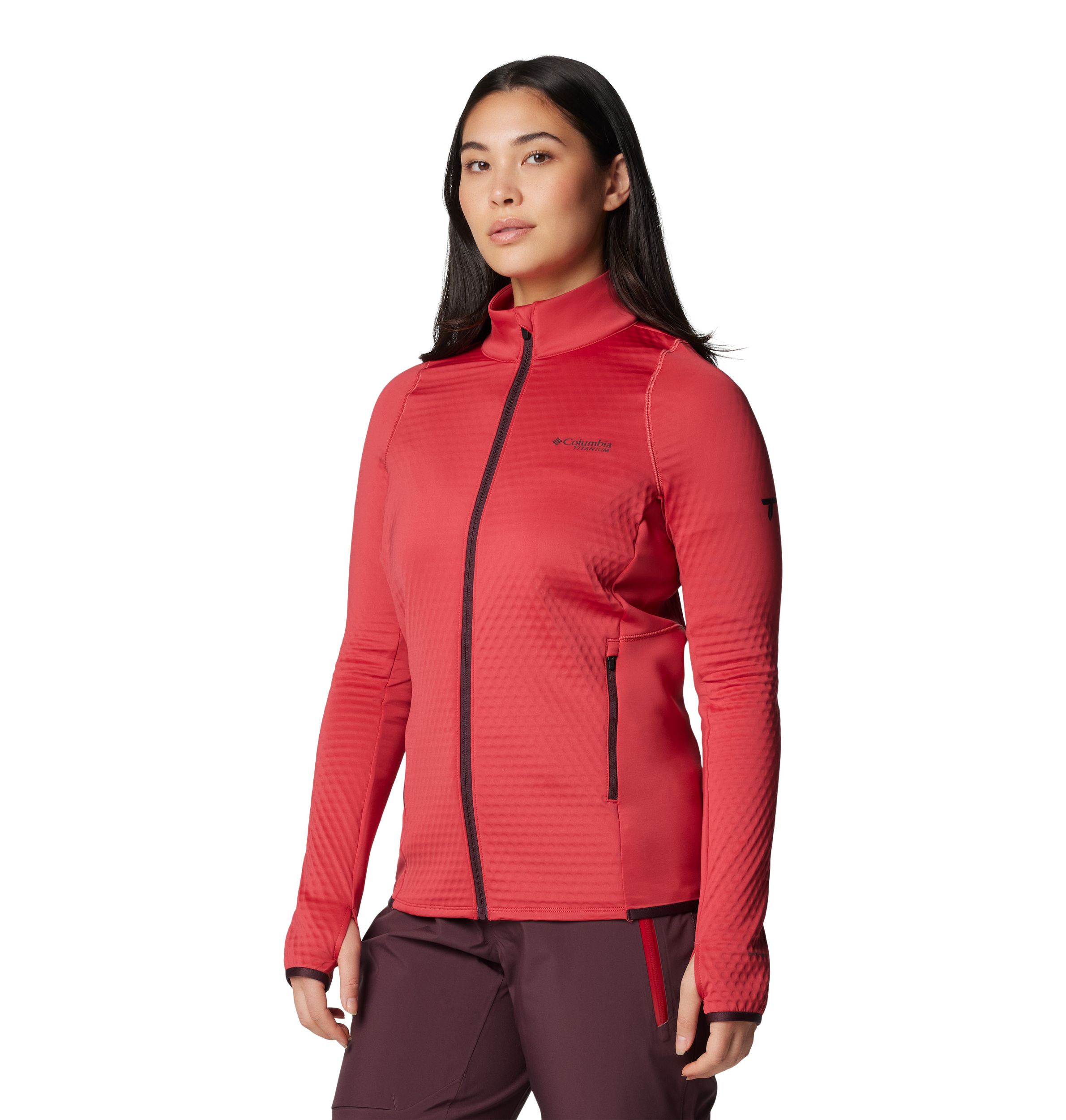 Columbia Women's Crystal Leaf Helix Full Zip Long Sleeve Top