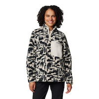 Columbia Women's West Bend Quarter Zip II Long Sleeve Top Front_Flat