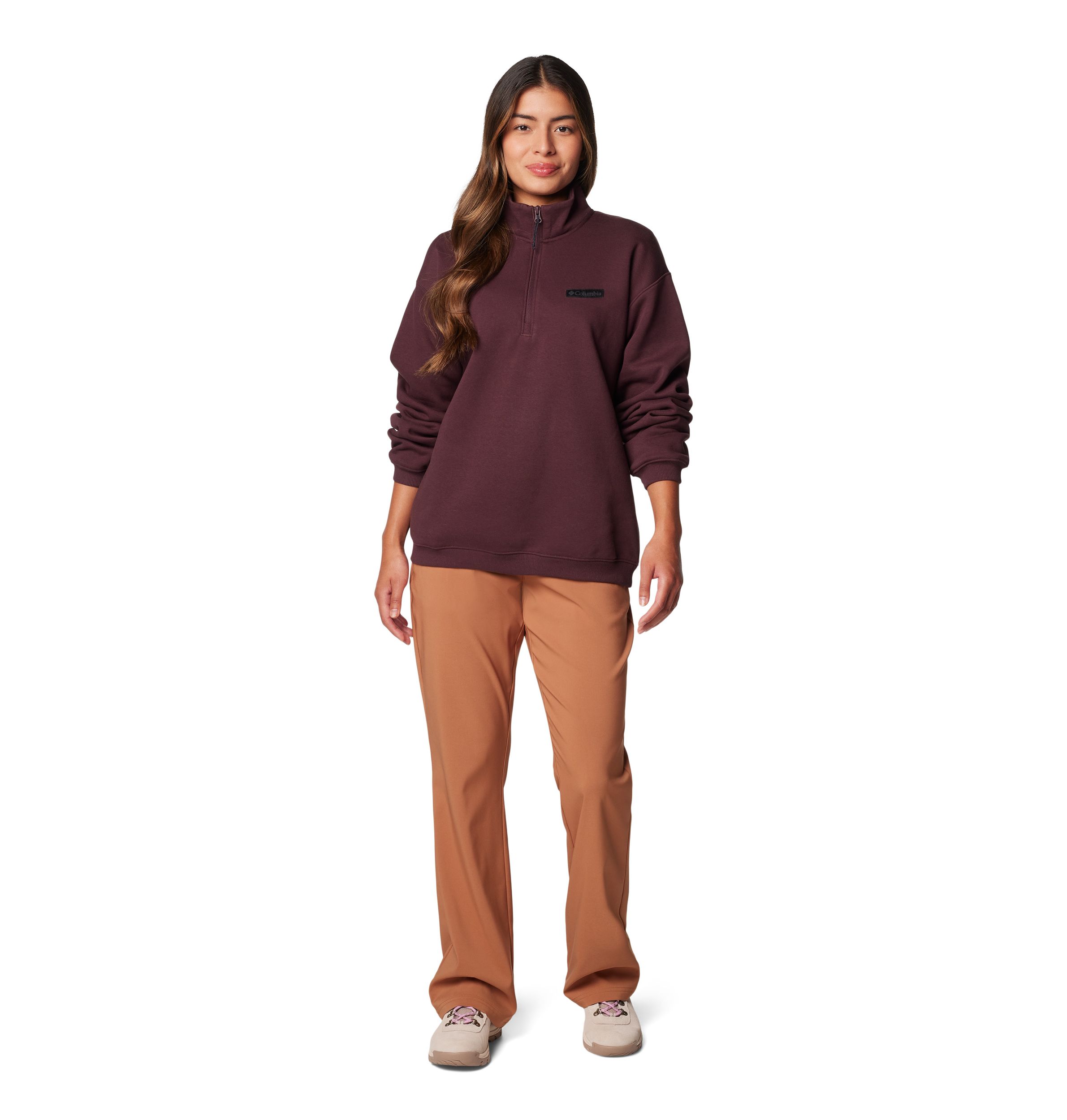 Columbia Women's Meridian Creek Quarter Zip Long Sleeve Top