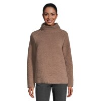 O'Neill Women's Hazel Fuzzy Fleece Top Front_Flat