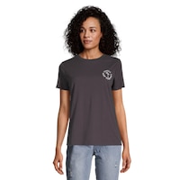 O'Neill Women's Graphic Boyfriend T Shirt Front_Flat