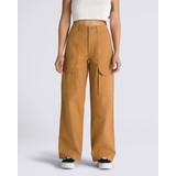 Vans Women's Arroyo Wide Leg Cargo Pants Front_Flat