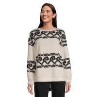 Vans Women's Collett Boucle Sweatshirt Front_Flat