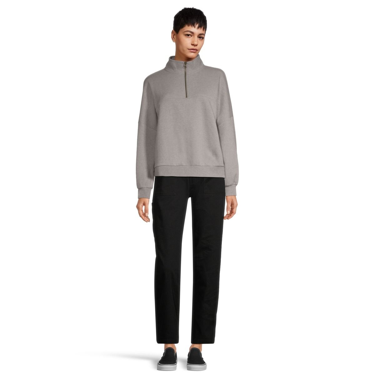 Vans Women's Elevated Double Knit Mock Neck Top