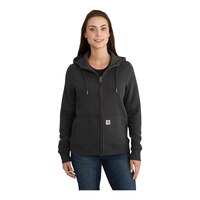 Carhartt Women's Relaxed Fit Midweight Full Zip Sweatshirt Front_Flat