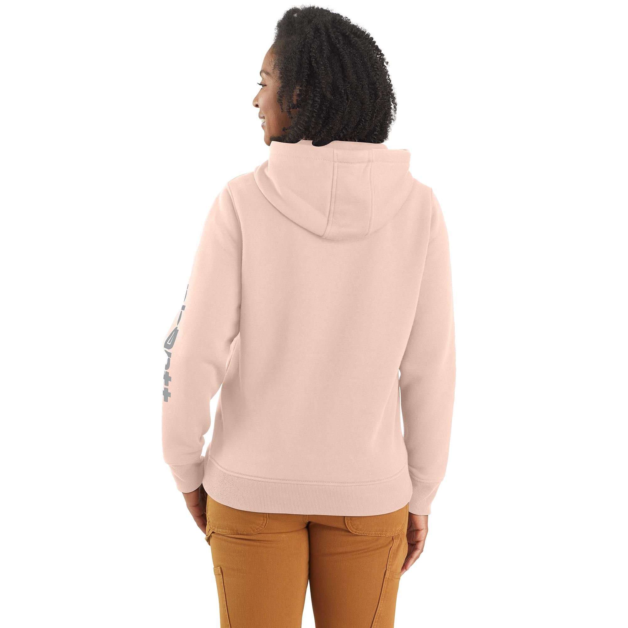 Carhartt Women's Relaxed Fit Sleeve Logo Graphic Hoodie
