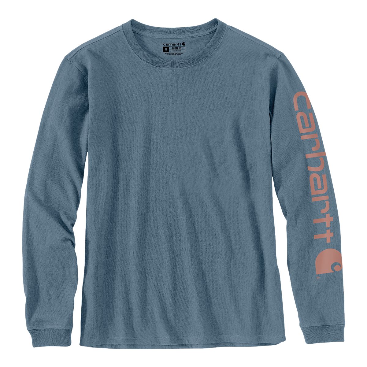 Carhartt Women's Heavyweight Logo Sleeve Long Sleeve T Shirt