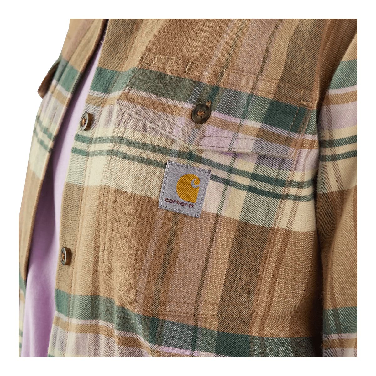 Carhartt Women's Relaxed Flannel Long Sleeve Shirt