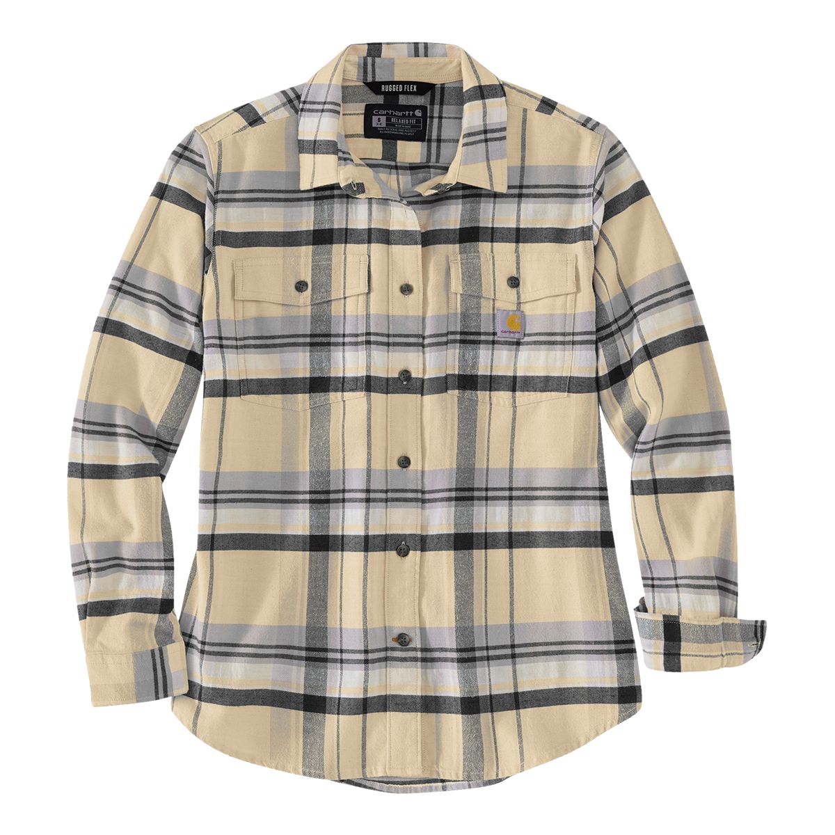 Carhartt Women's Relaxed Flannel Long Sleeve Shirt