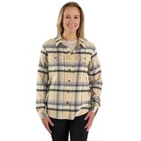 Carhartt Women's Relaxed Flannel Long Sleeve Shirt Front_Flat