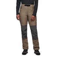 Black Diamond Women's Alpine Hybrid Pants Front_Flat