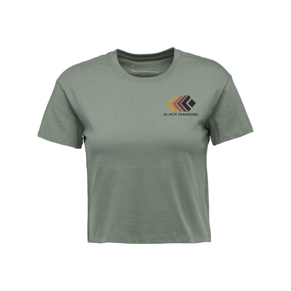 Black Diamond Women's Faded Crop T Shirt