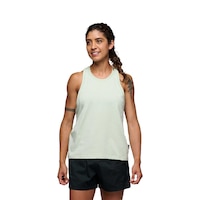 Black Diamond Women's Project Muscle Tank Front_Flat