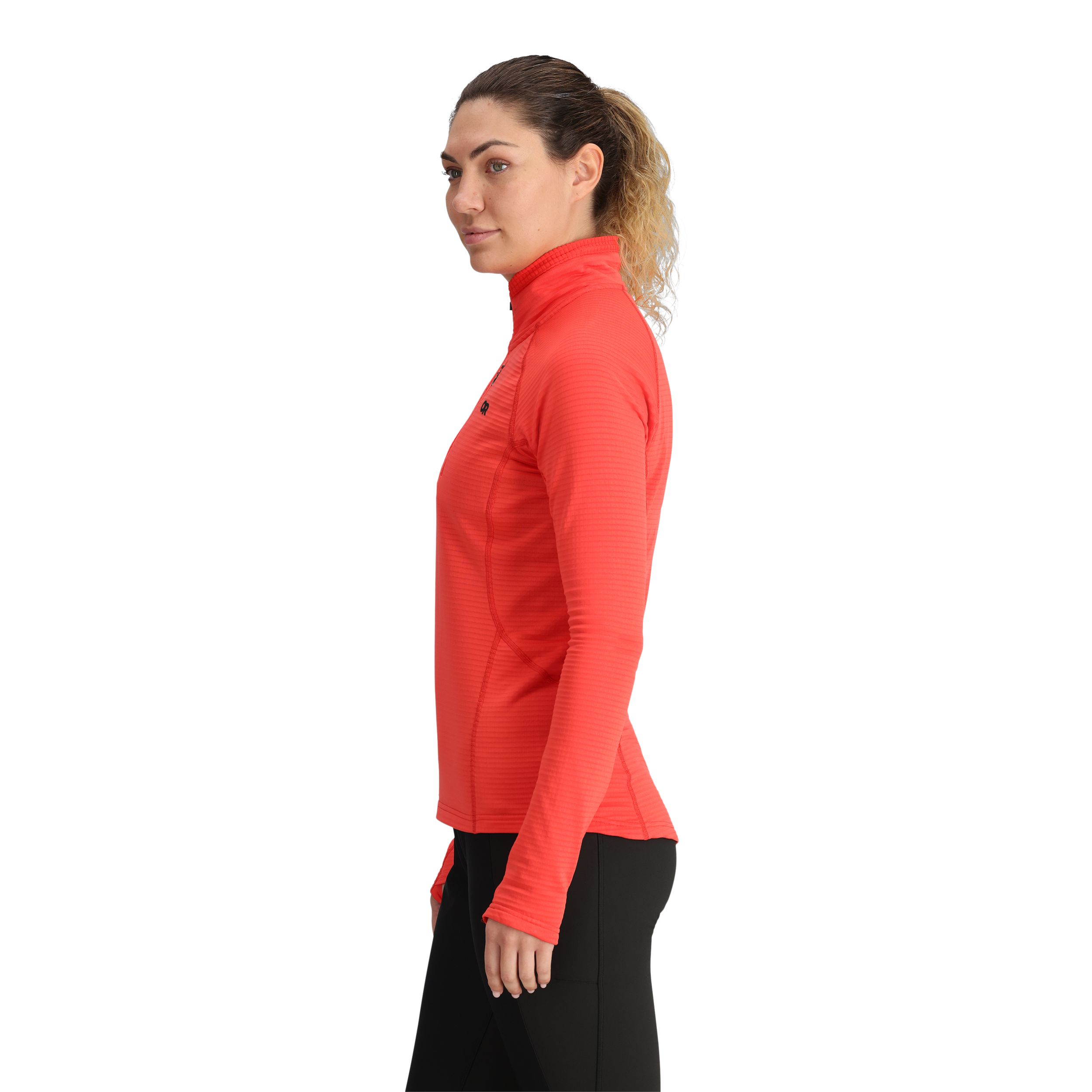 Outdoor Research Women's Vigor Grid Quarter Zip Fleece Top