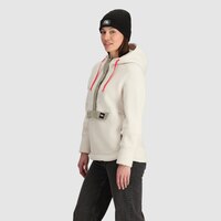 Outdoor Research Women's Grayland Quarter Zip Hoodie Front_Three_Fourths_Angled_Left