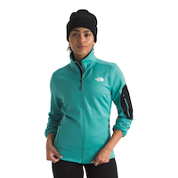 The North Face Women's Mistyescape Full Zip Fleece Top Front_Flat