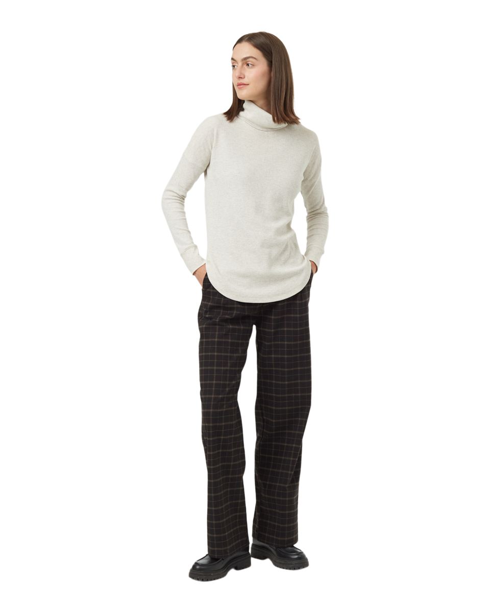 Tentree Women's TreeWaffle Turtleneck Long Sleeve Shirt