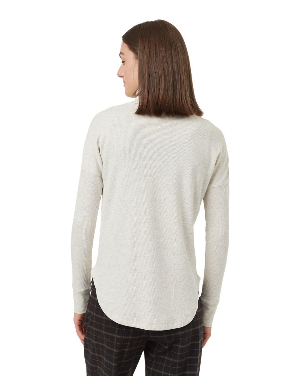 Tentree Women's TreeWaffle Turtleneck Long Sleeve Shirt