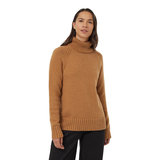 Tentree Women's Highline Wool Turtleneck Sweater Front_Three_Fourths_Angled_Right