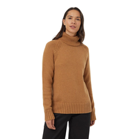 Tentree Women's Highline Wool Turtleneck Sweater Front_Three_Fourths_Angled_Right