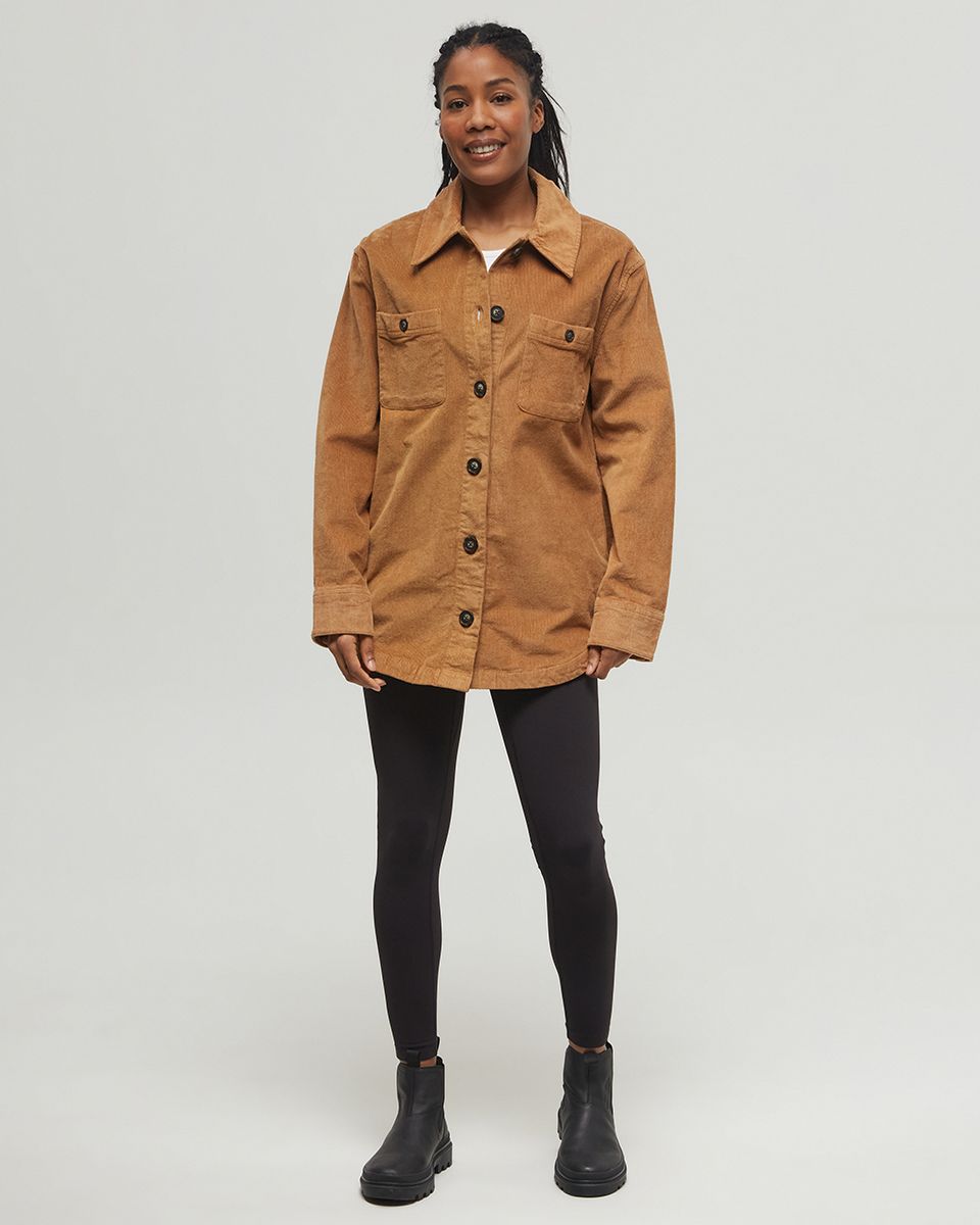 Tentree Women's Ecostretch Corduroy Shacket