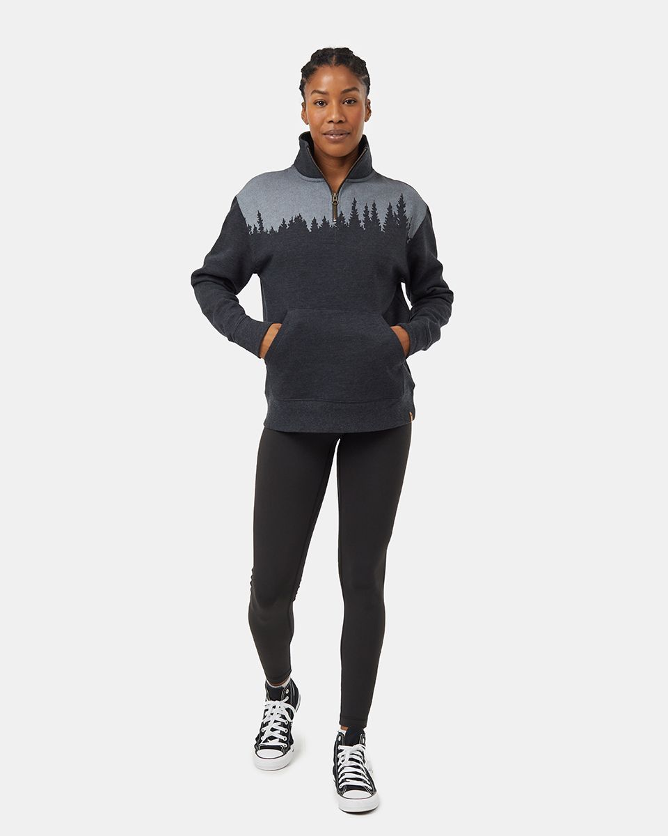 Tentree Women's Juniper Quarter Zip Long Sleeve Top
