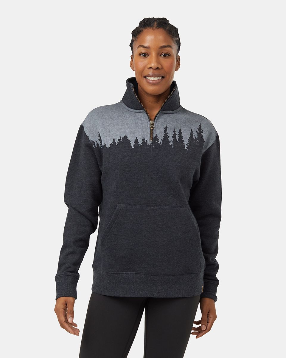 Tentree Women's Juniper Quarter Zip Long Sleeve Top