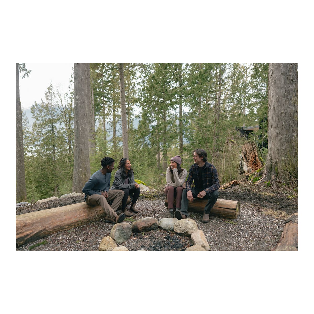 Tentree Women's TreeWaffle Deep V-Neck Long Sleeve T Shirt