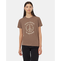 Tentree Women's Find Peace T Shirt Front_Flat