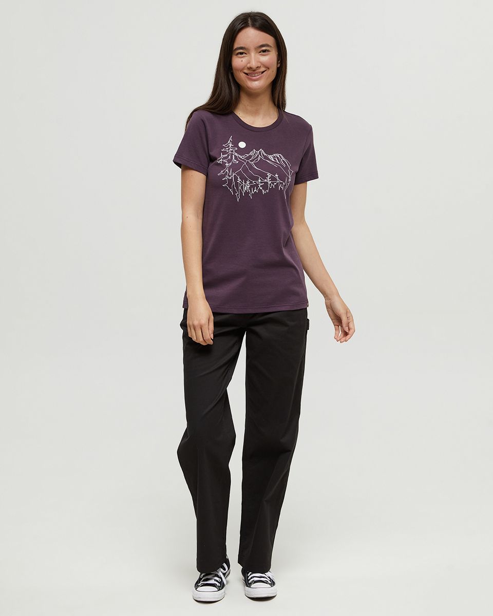 Tentree Women's Mountain Fields T Shirt
