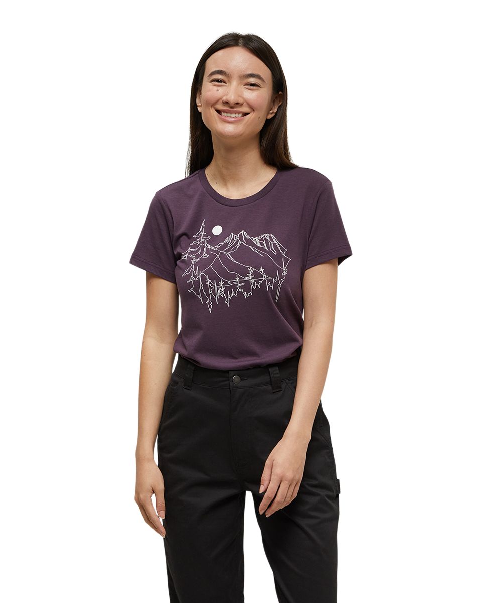Tentree Women's Mountain Fields T Shirt