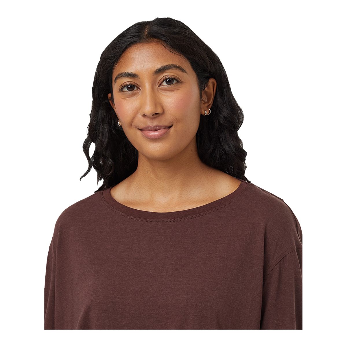 tentree Women's TreeBlend Hi Low Long Sleeve T Shirt