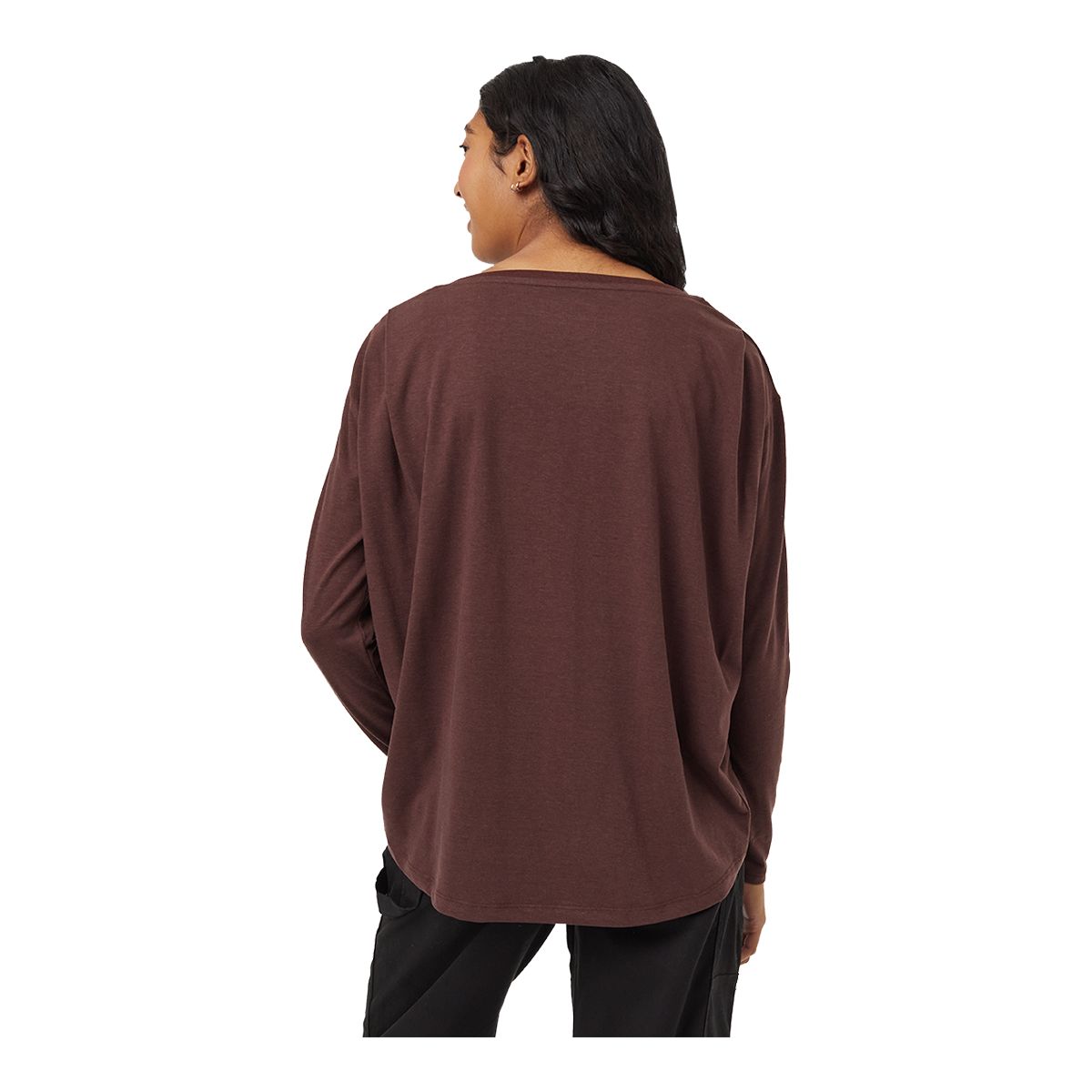 tentree Women's TreeBlend Hi Low Long Sleeve T Shirt