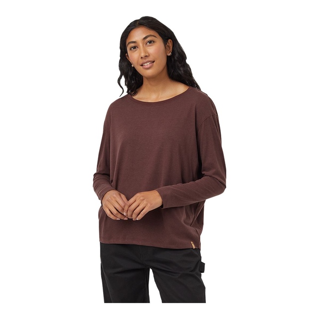 tentree Women's TreeBlend Hi Low Long Sleeve T Shirt