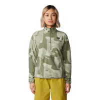 Mountain Hardwear Women's Microchill™ Pullover Half Zip Long Sleeve Top Front_Flat