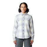 Mountain Hardwear Women's Plusher Flannel Long Sleeve Top Front_Flat
