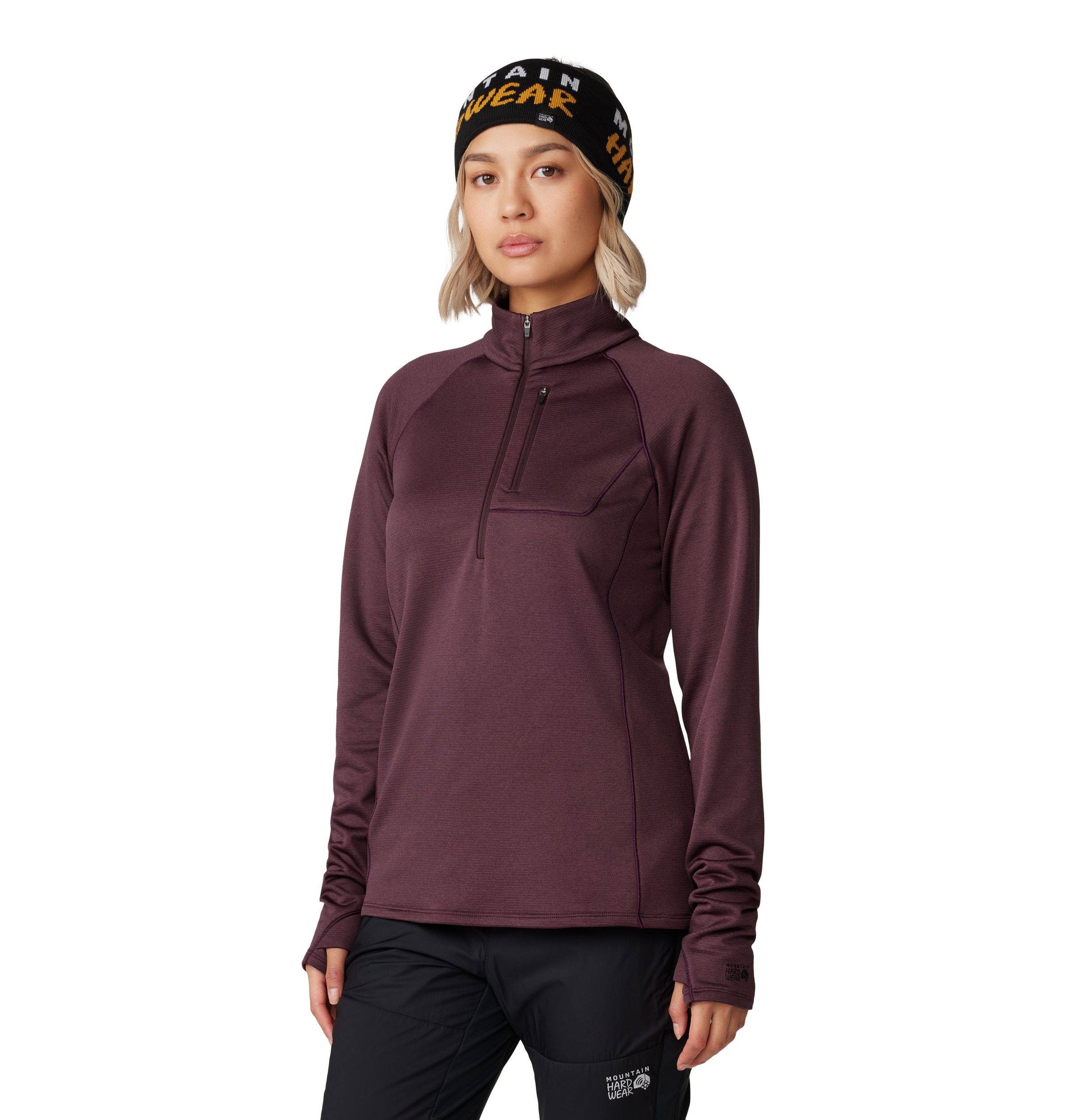 Mountain Hardwear Women's Glacial Trail™ Half Zip Long Sleeve Top